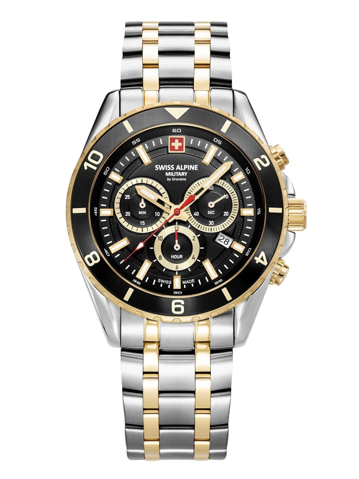 

Swiss Alpine Military by Grovana Мужские аналоговые часы черного цвета