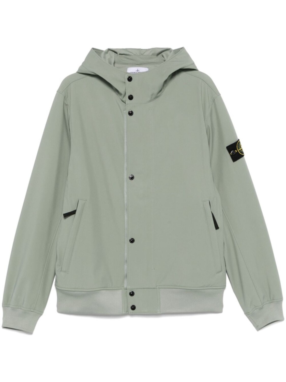 

Stone Island куртка с капюшоном, зеленый