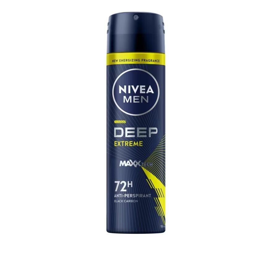 

Nivea NIVEA MEN Спрей Deep Extreme 150мл. สเปรย์ ลดเหงื่อ и, Black