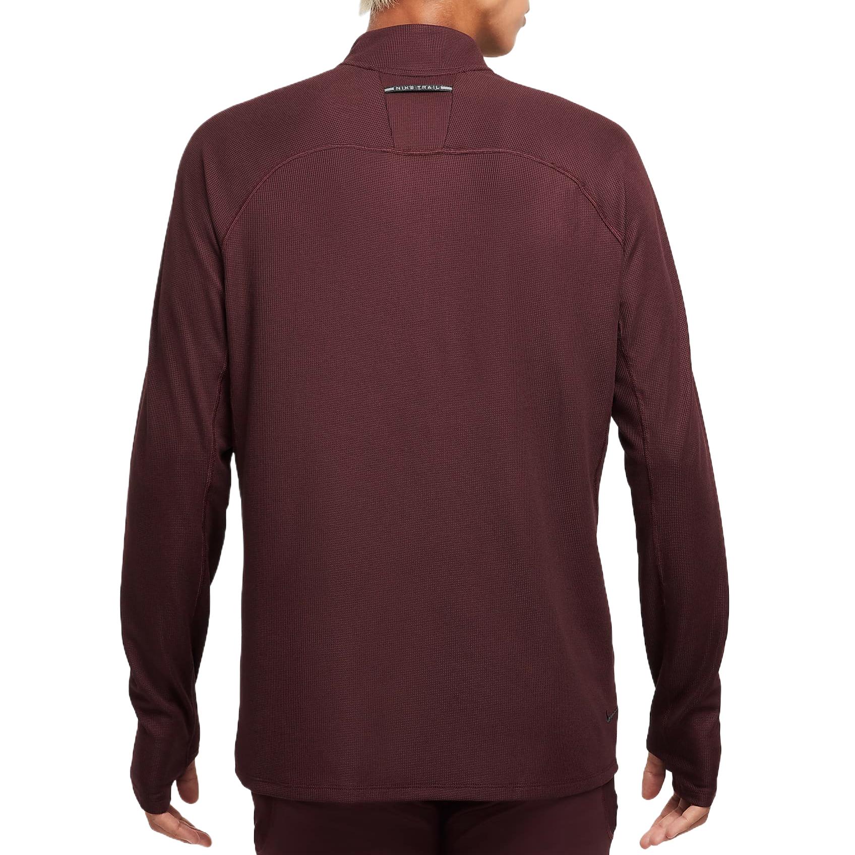 Trail Men's Dri-FIT 1/2-Zip Mid Layer Top Nike, Burgundy — фото 4