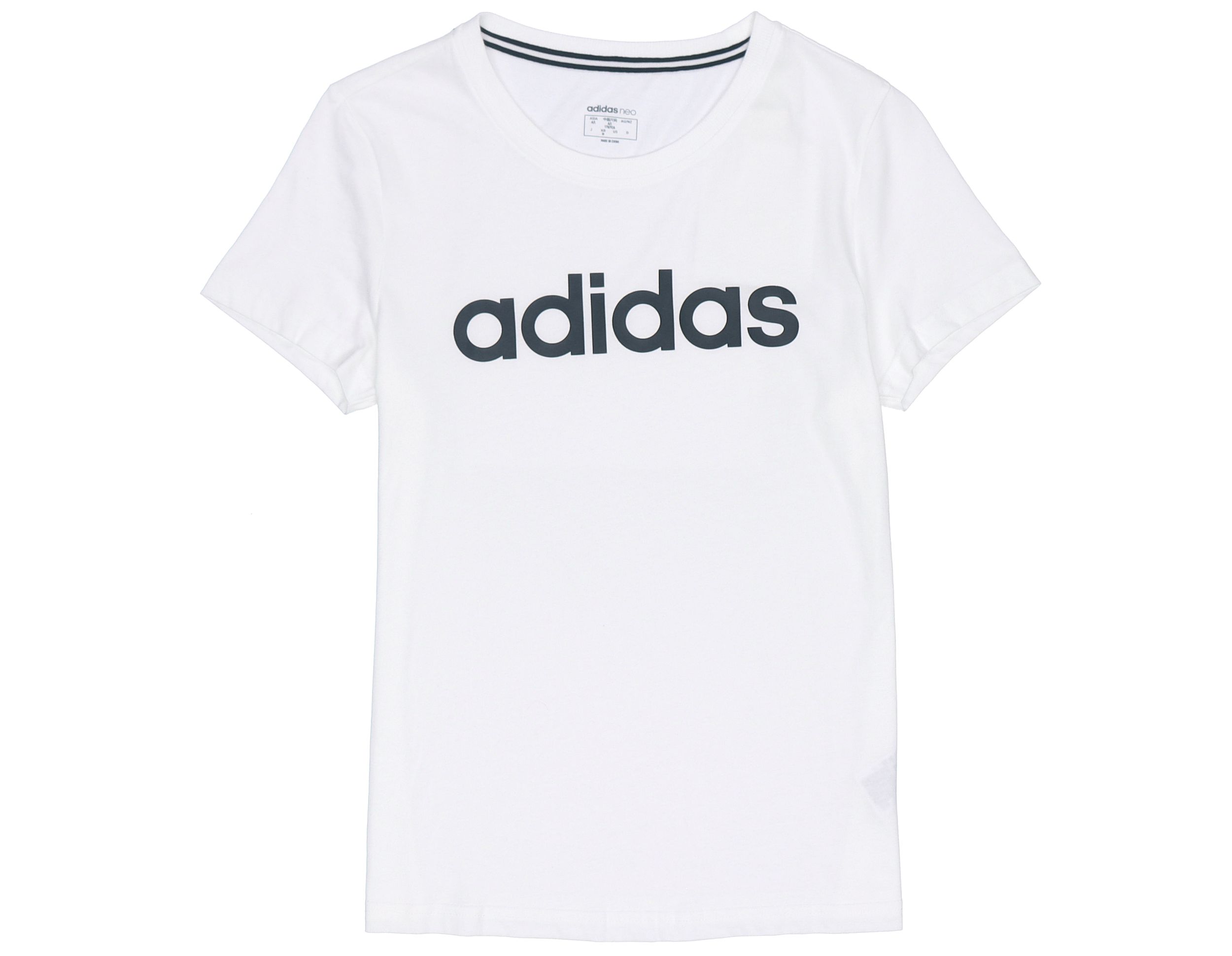 

Футболка с втачными рукавами женская белая Adidas Neo