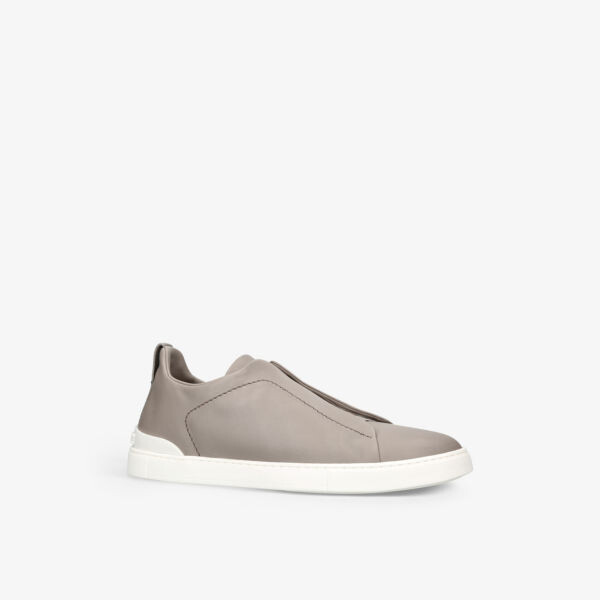 X3 СТРОЧКА КАШЕМИР SNKR Ermenegildo Zegna, серый — фото 3