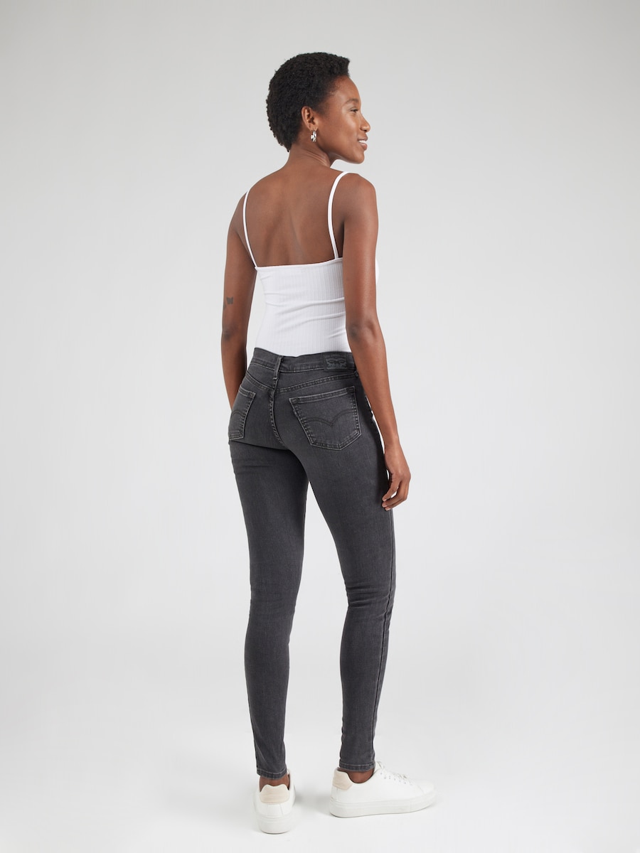 Узкие джинсы LEVI'S  710 Super Skinny, Grey Denim — фото 3