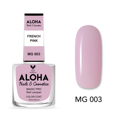 

Лак для ногтей Magic Pro 15 мл - Mg 003 / Французский розовый Aloha Nails & Cosmetics