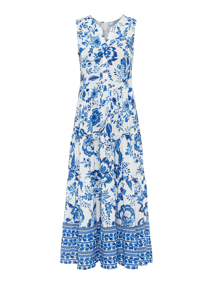 

Длинное платье LASCANA Maxi, цвет blau-creme bedruckt