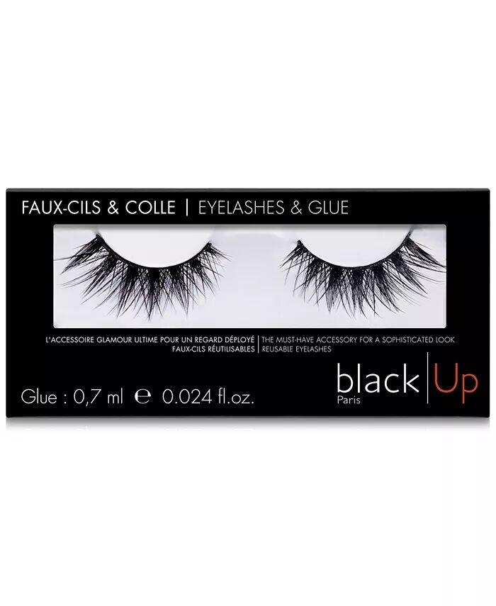 

Ресницы и клей Black Up, цвет #9 Queen Of Saba