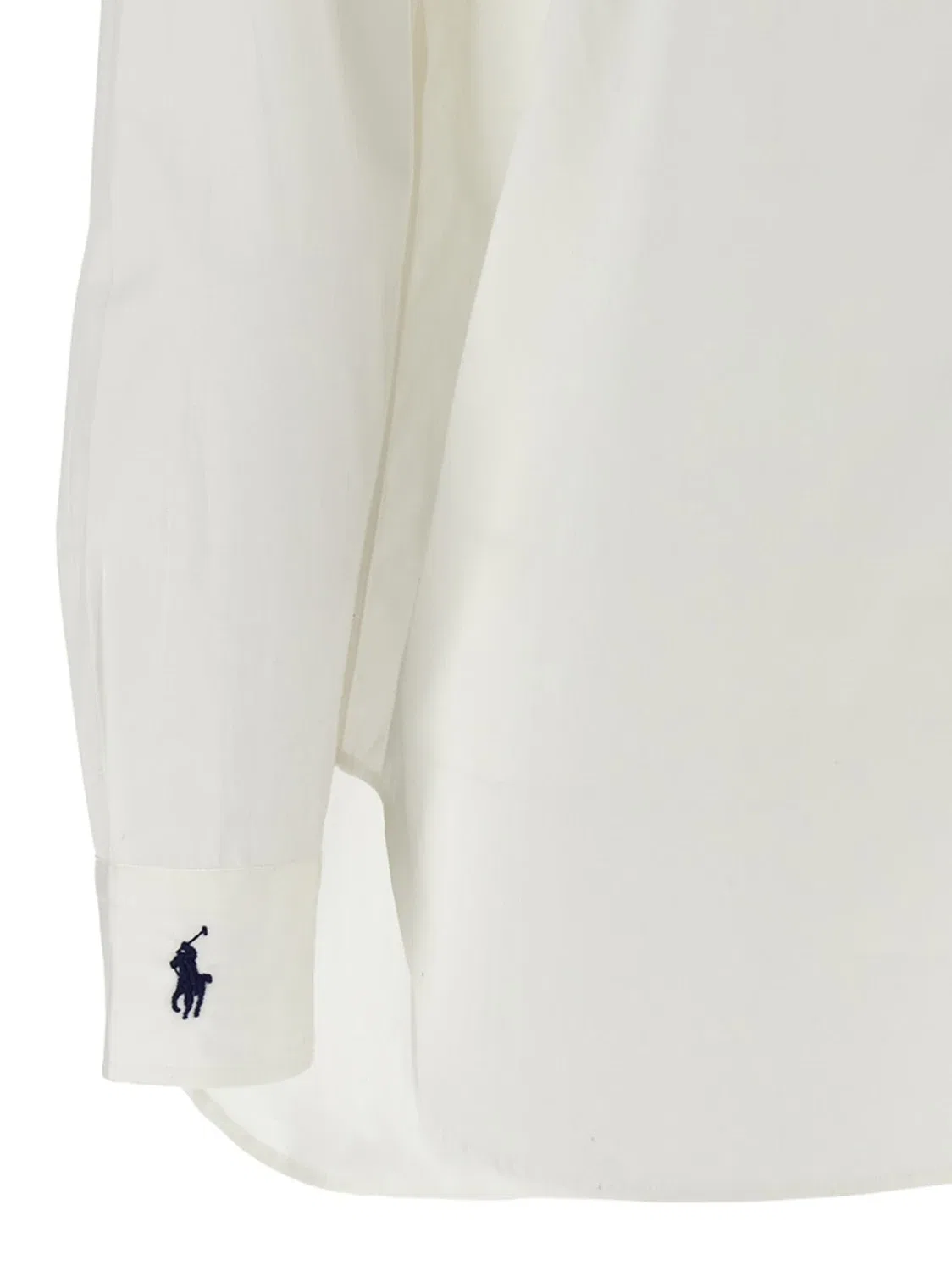Рубашка с вышитыми манжетами POLO RALPH LAUREN, белый — фото 4