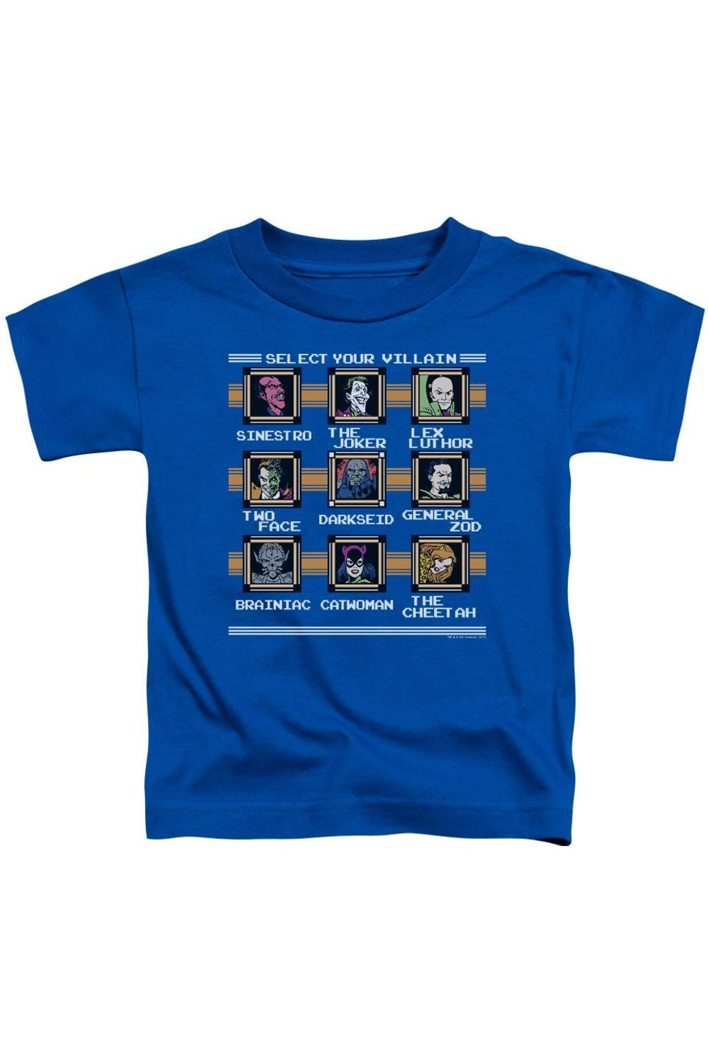 

Футболка DC Comics Stage Select с коротким рукавом для детей Gildan, синий