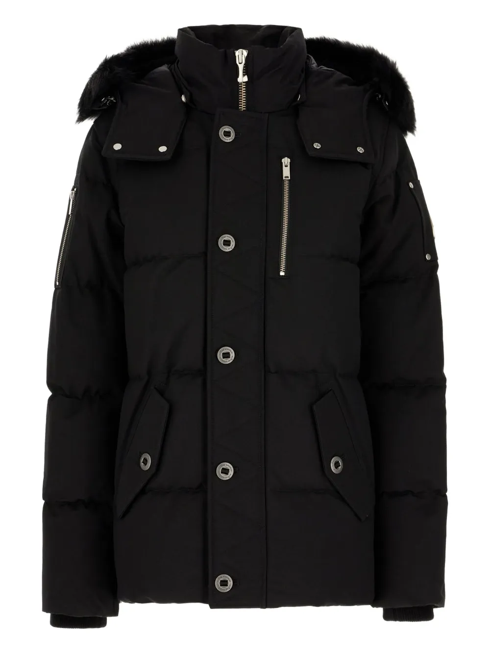 

Пуховик с капюшоном Moose Knuckles, черный