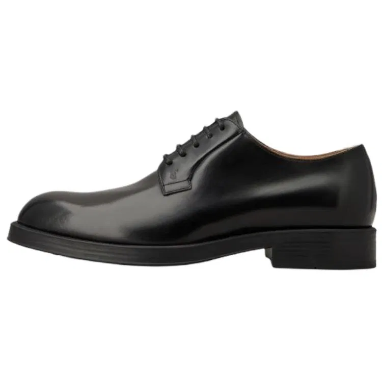 Дерби на шнуровке TOD'S черные