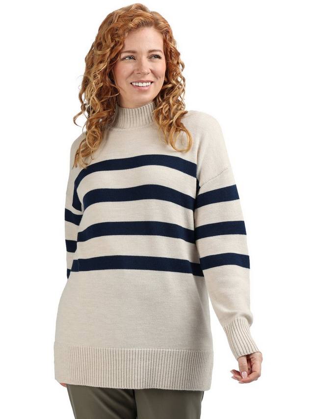 

Футболка Fairhall с воронкообразным воротником Rohan, Cream/Navy Stripe