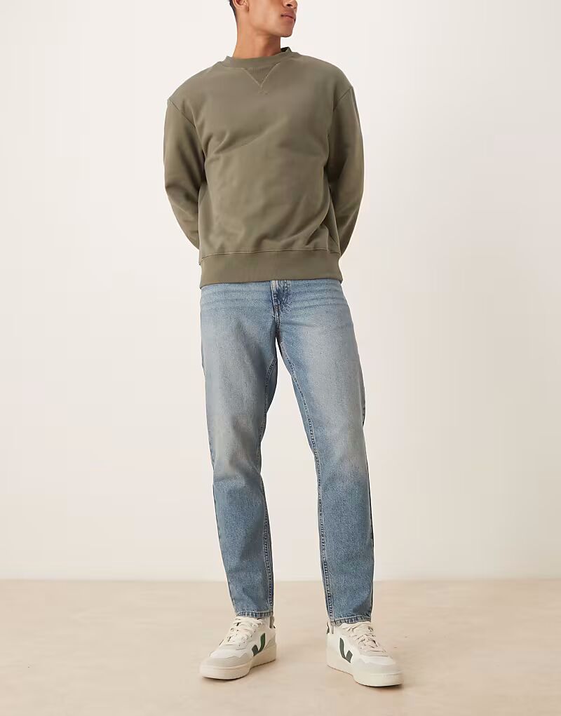 

Зауженные джинсы, средне-синего цвета Asos Design