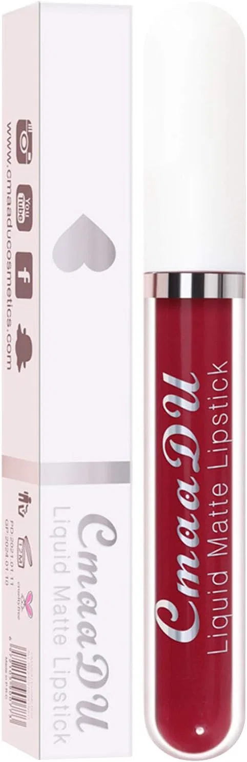 Помада бархатная стойкая Lipstick, белый, 14 г