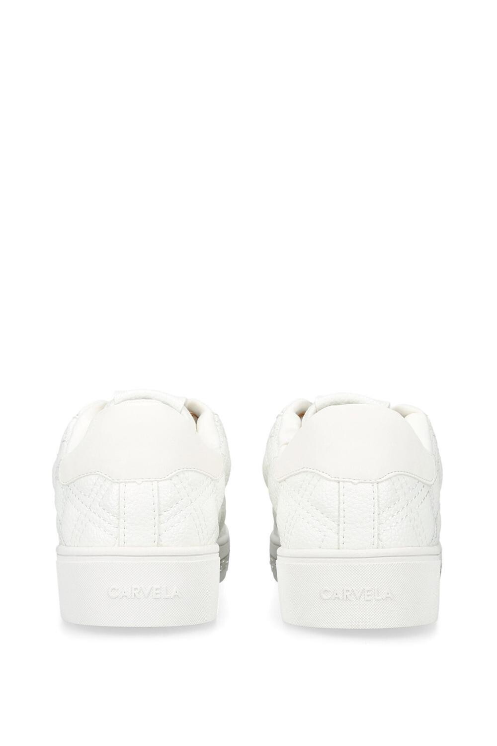 Кроссовки 'Diamond Quilt'  Trainers Carvela, белый — фото 3