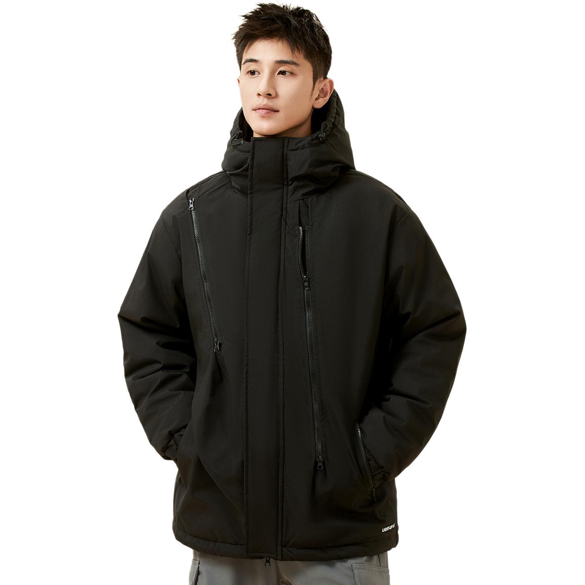 

361° Пуховик мужской Super Black с капюшоном Moderate