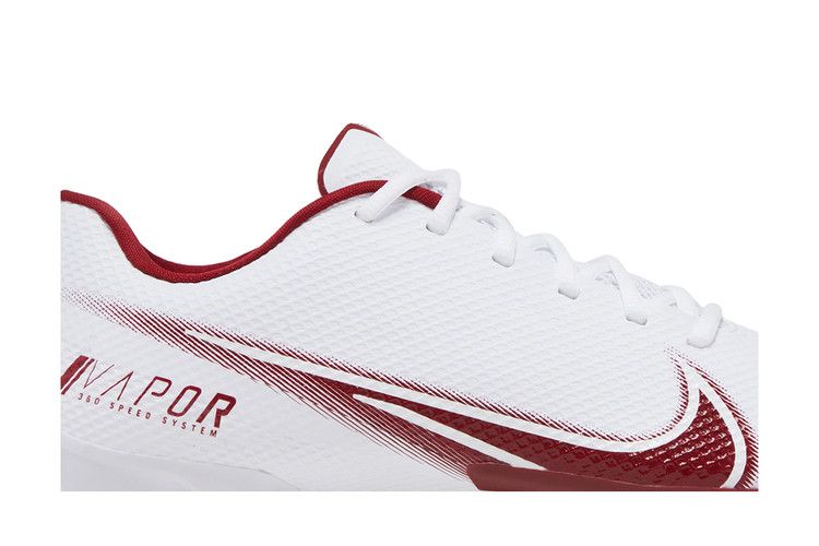 Бутсы Nike Vapor Edge Speed 360 'White Team Crimson', белый — фото 3
