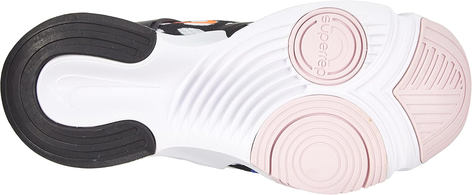 Женские гимнастические кроссовки Nike, Black Yellow Strike White Racer Blue — фото 4