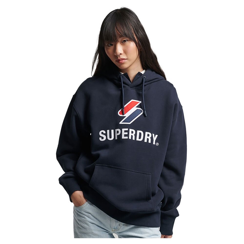 

Худи Superdry Code Sl Stacked Apq Os, синий