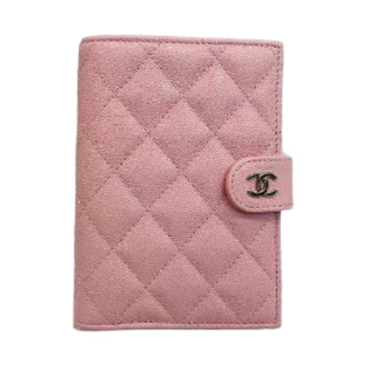 CHANEL Кошелёк с алмазным узором для женщин розовый — фото 2