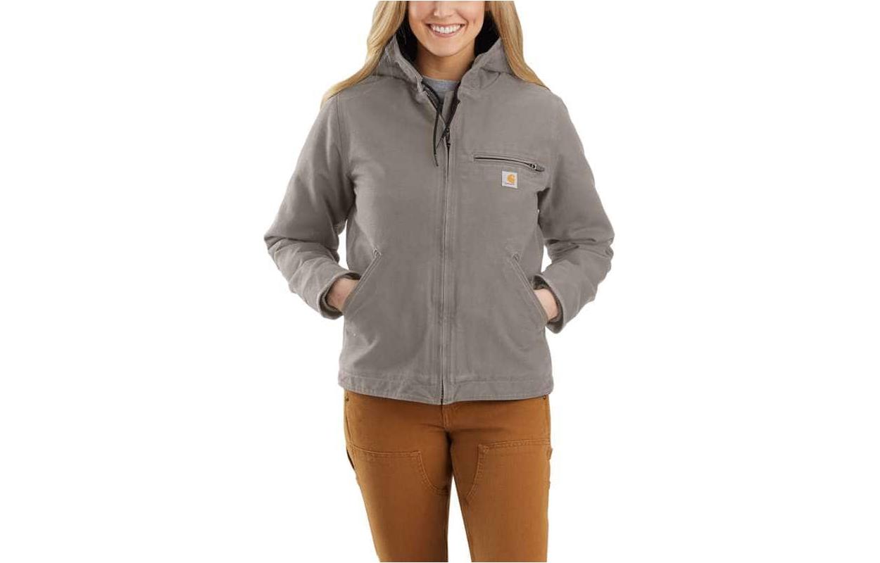 

Женская свободная куртка-пуховик Carhartt, коричневый