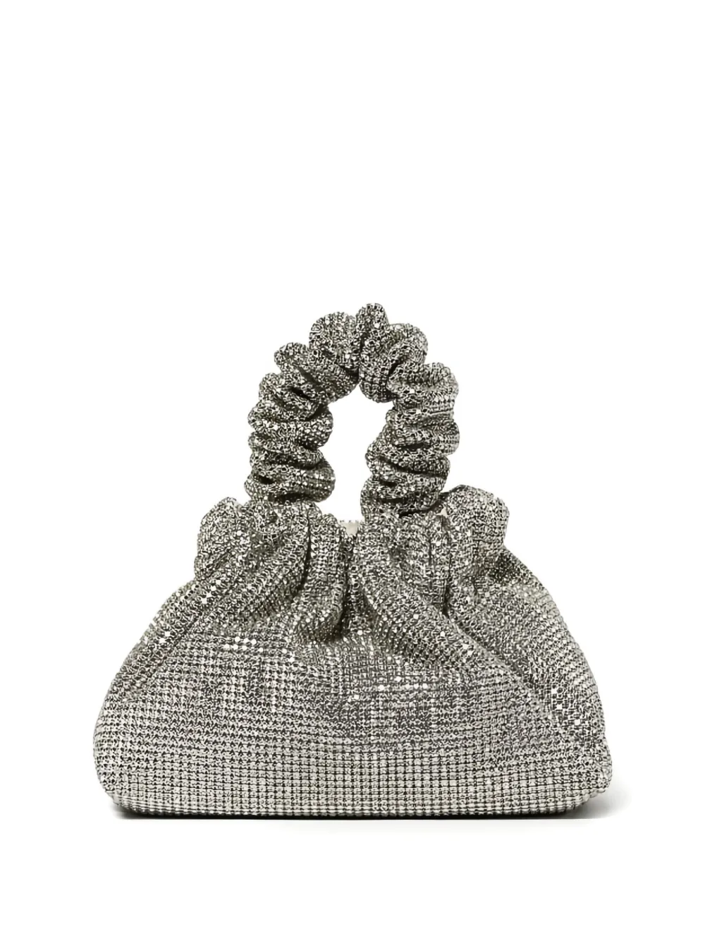 

Сумка на плечо со сборками и кристаллами Twenty Fourhaitch, серебристый