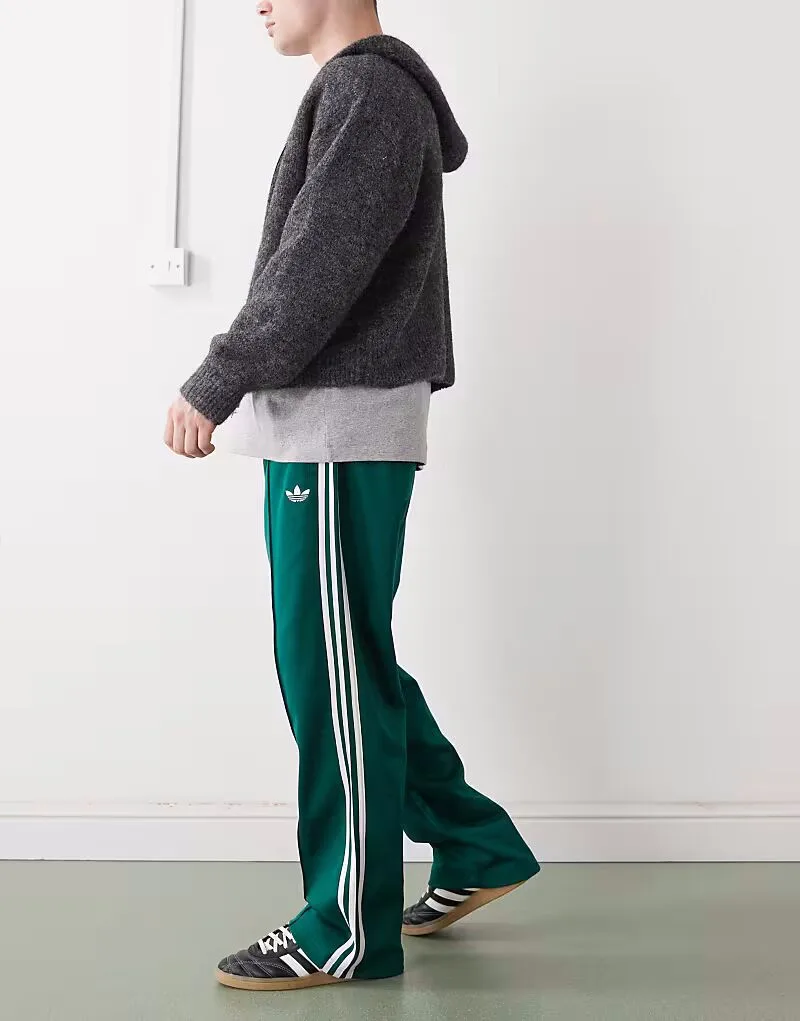 Свободные спортивные штаны Adidas Originals зеленого цвета — фото 3