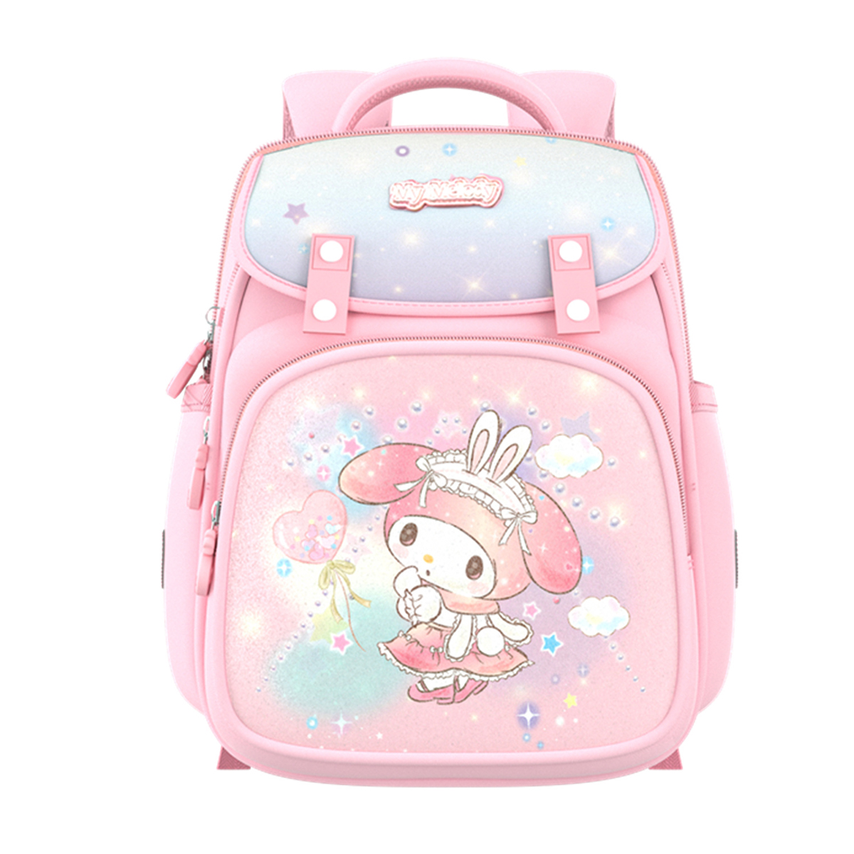 

Sanrio Водоотталкивающая ткань Ученический рюкзак Обычный Детский Розовый Фиолетовый, My Melody Pink