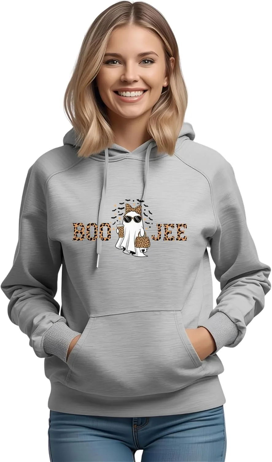 Худи унисекс Boojee Dog, забавный подарок для любителя животных, уютная толстовка для владельцев собак, свободный стиль для осени, милая одежда с животными GENERIC, серый