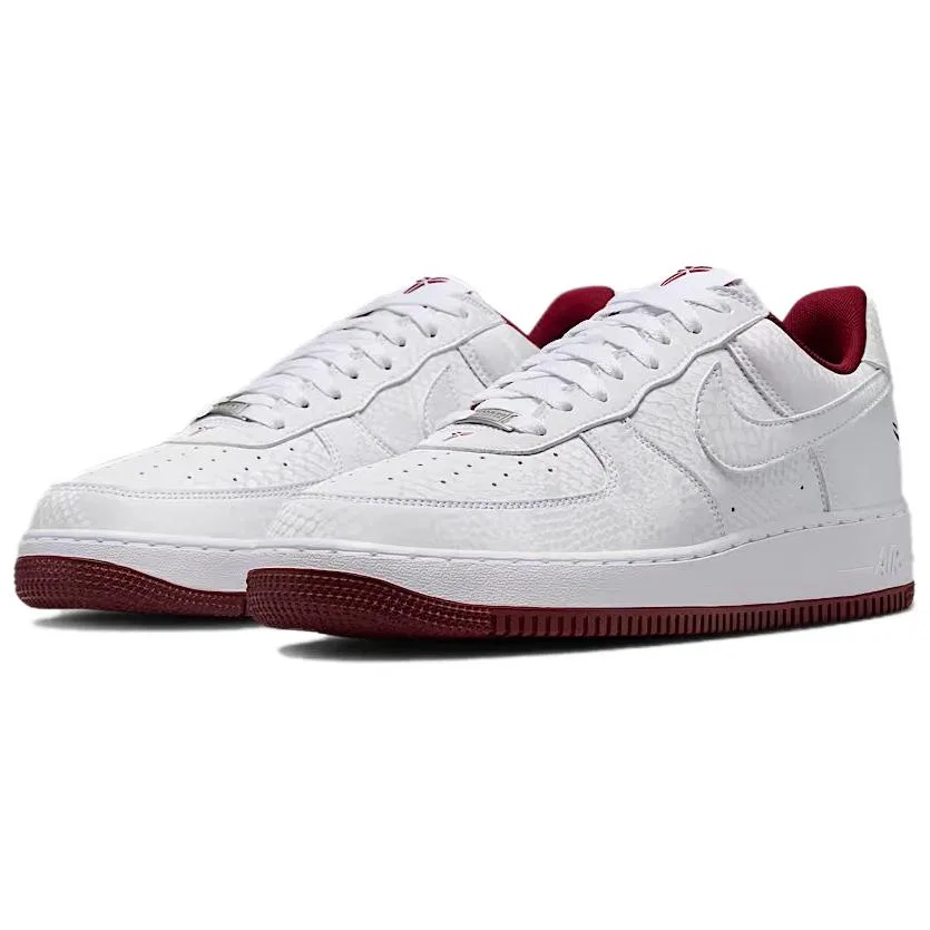 Кроссовки Nike Air Force 1 Low White Red — фото 4