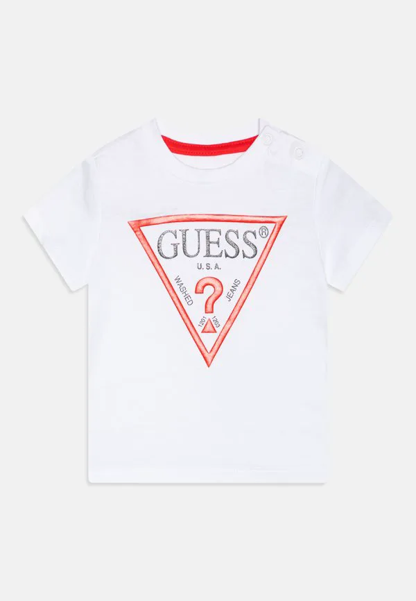Детская футболка для мальчиков с принтом core Guess, Pure White — фото 3