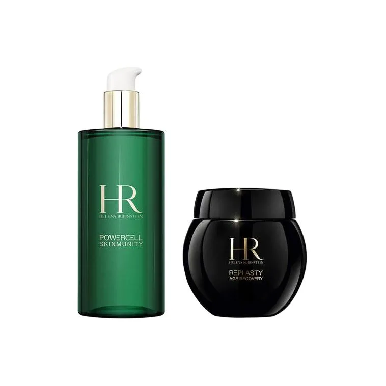 HELENA RUBINSTEIN Набор для ухода за кожей с черными масками и тоником, Two-Piece Set: Greenery Skin-Soothing Toner 400ml+Black Bandages Repairing Night Cream 100ml