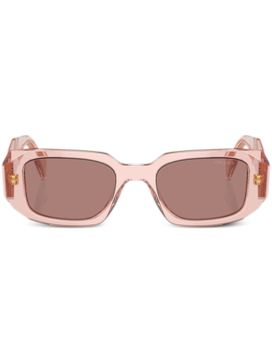 

Prada Eyewear солнцезащитные очки Prada PR 17WS в овальной оправе, розовый