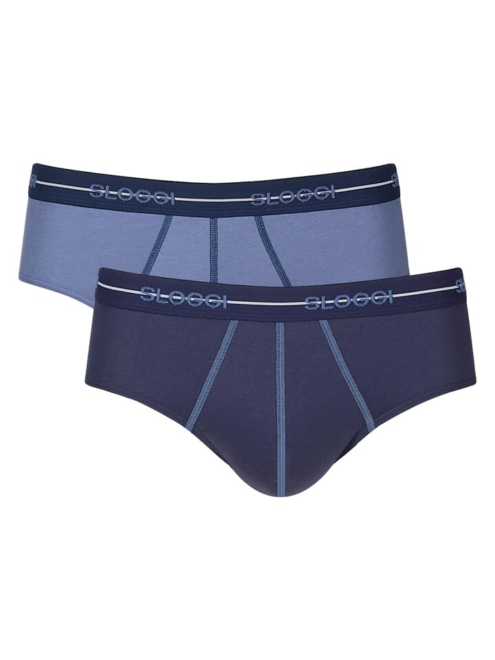 

Трусы Sloggi Slip 2er Pack, цвет dunkelblau/blau