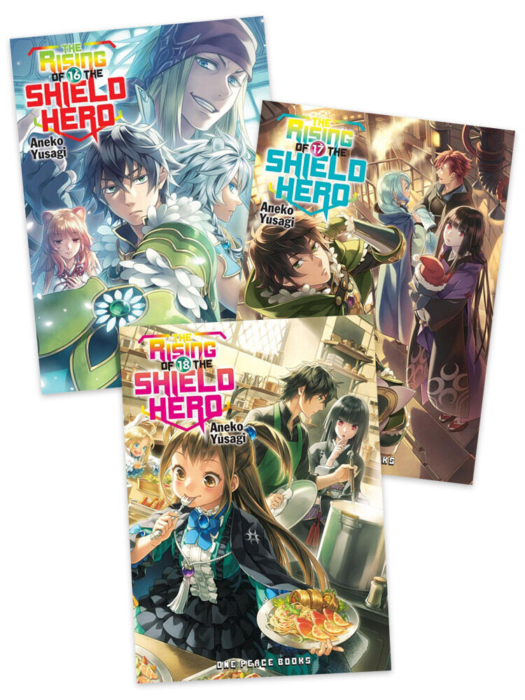 

Новелла The Rising of the Shield Hero Novel (16-18) Bundle