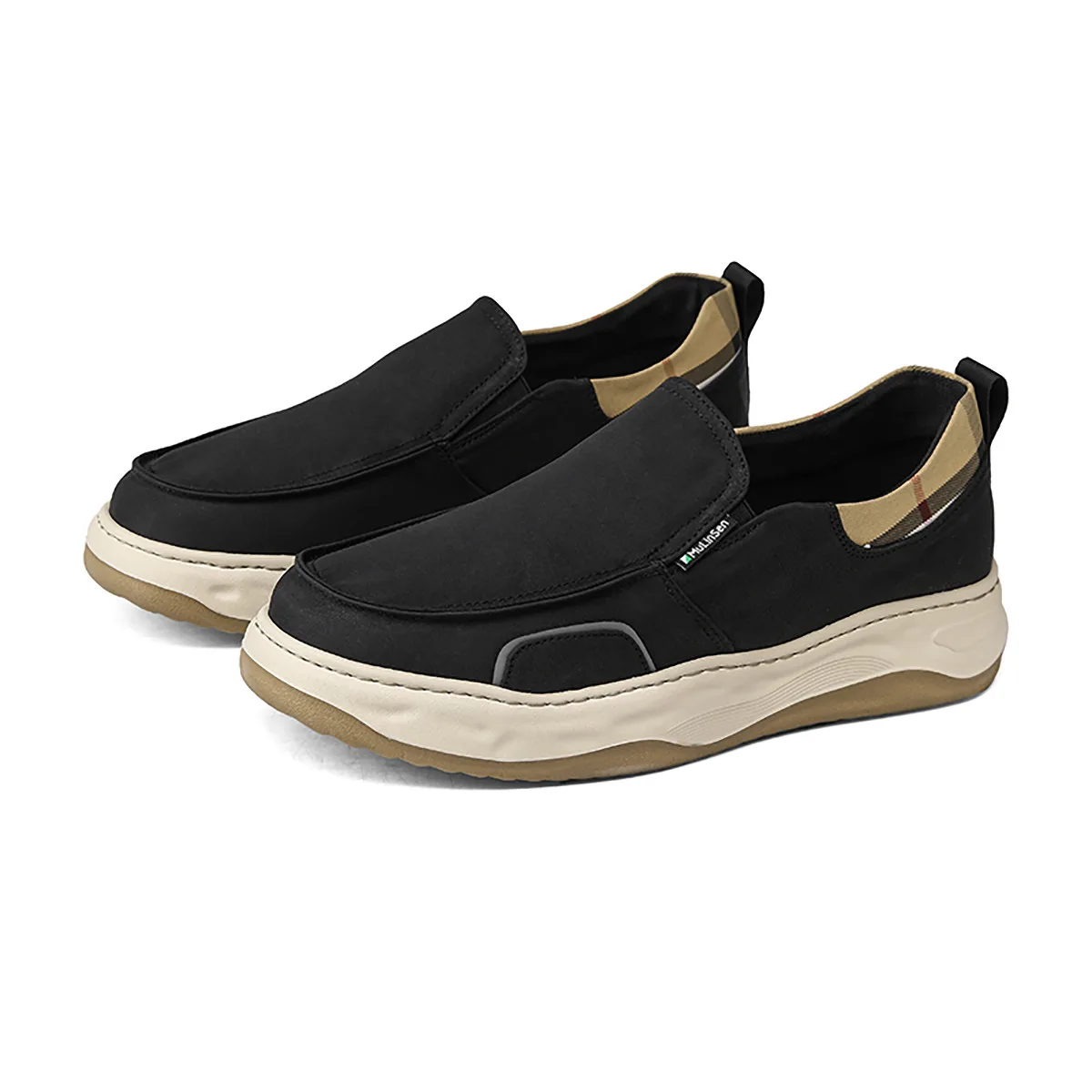 Mulinsen Мужские повседневные туфли low top бежевые — фото 4