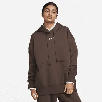 

Худи Nike Sportswear Phoenix Fleece, цвет Baroque Brown/Sail