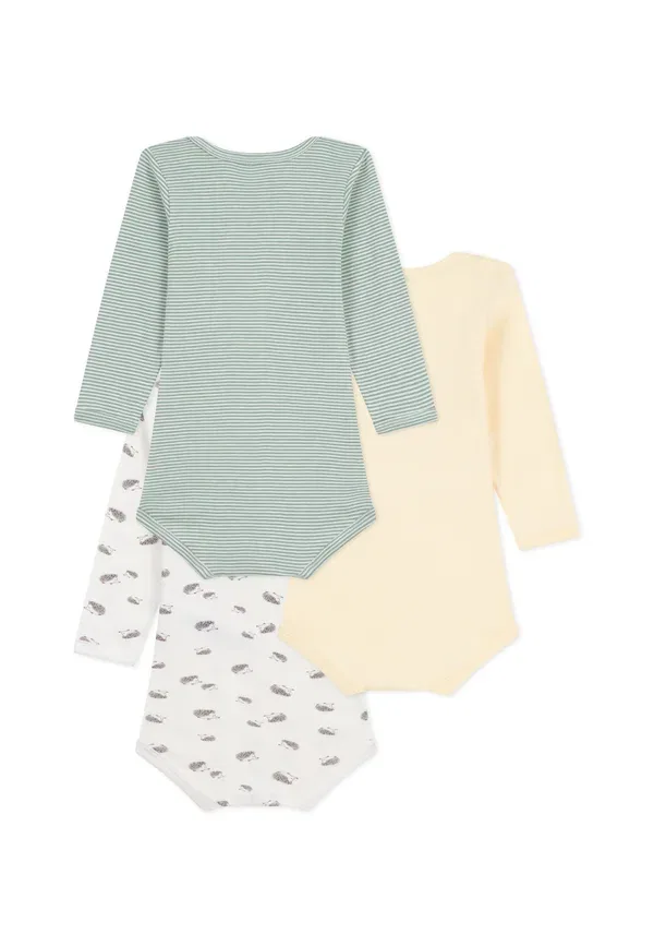 Комплект боди 3 шт Petit Bateau, разноцветный — фото 2
