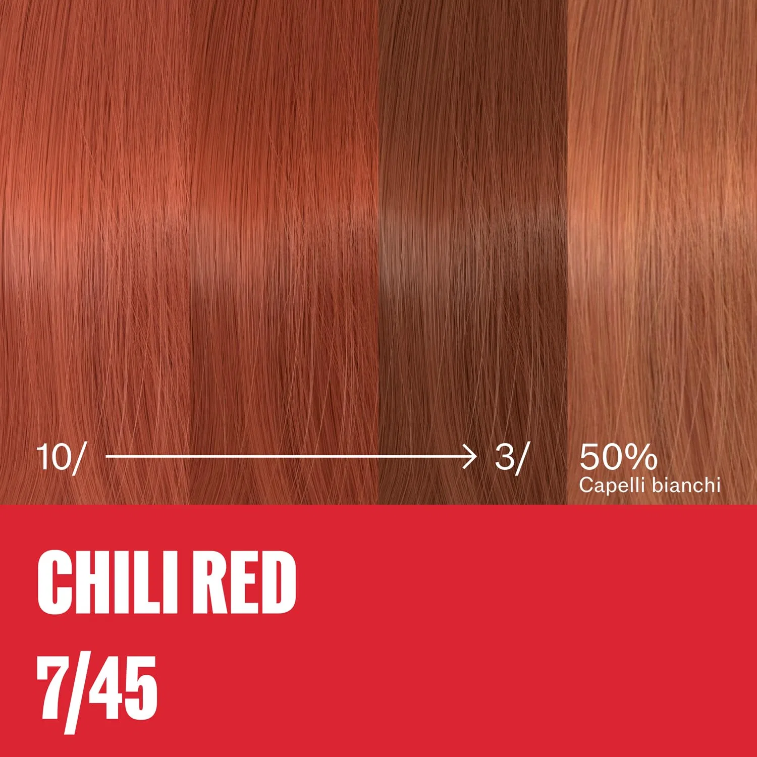 Профессиональная краска для волос «Supernatural Color 7/45 Chili Red» от Wella Wella — фото 3