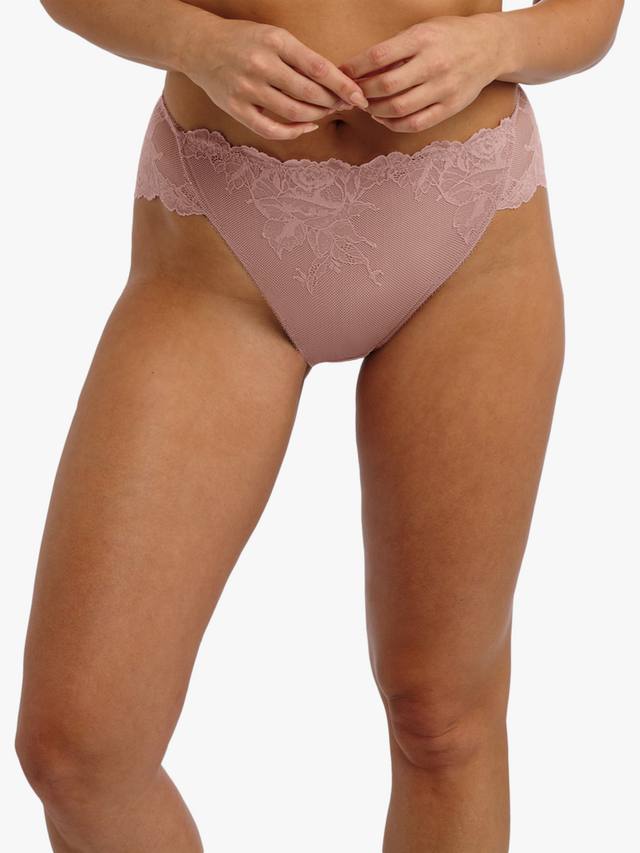 

Яркие притягательные высокие трусики Wacoal, Woodrose