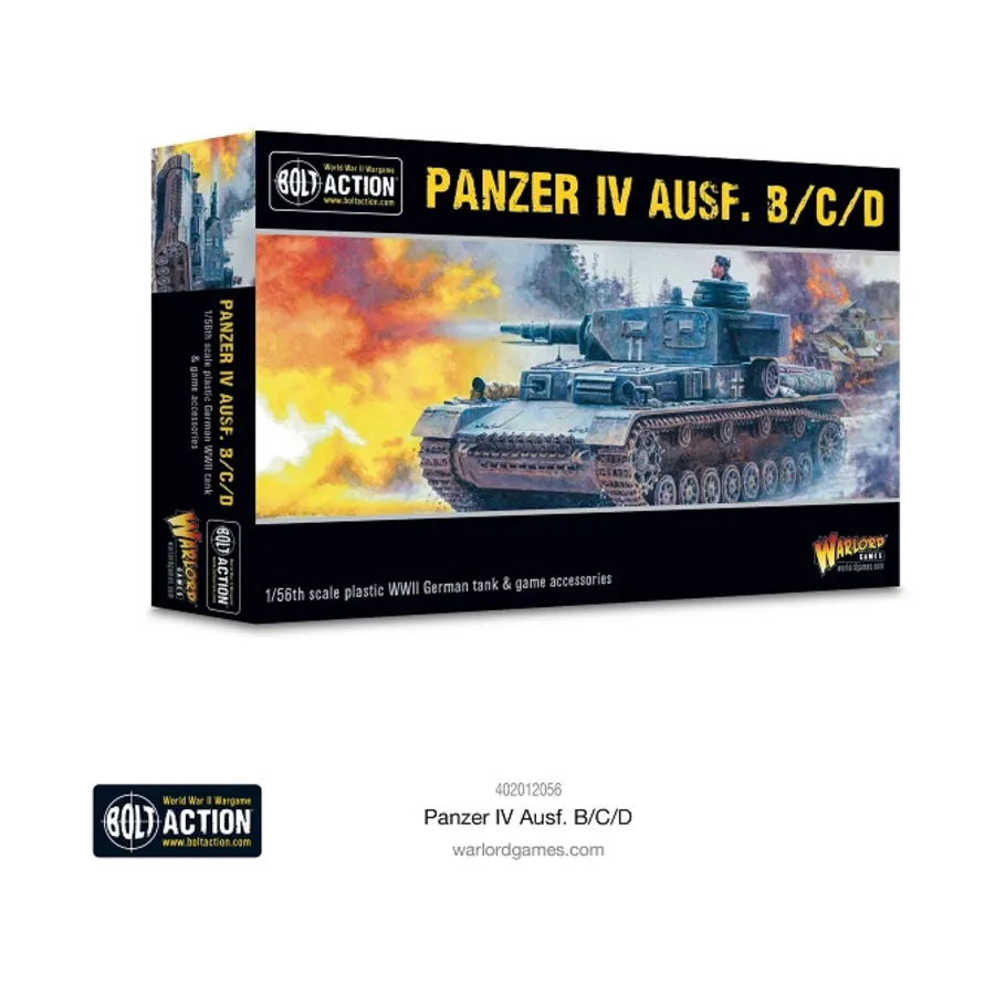 

Panzer IV Ausf. Б/К/Д, Bolt Action - German - Panzer (28mm)