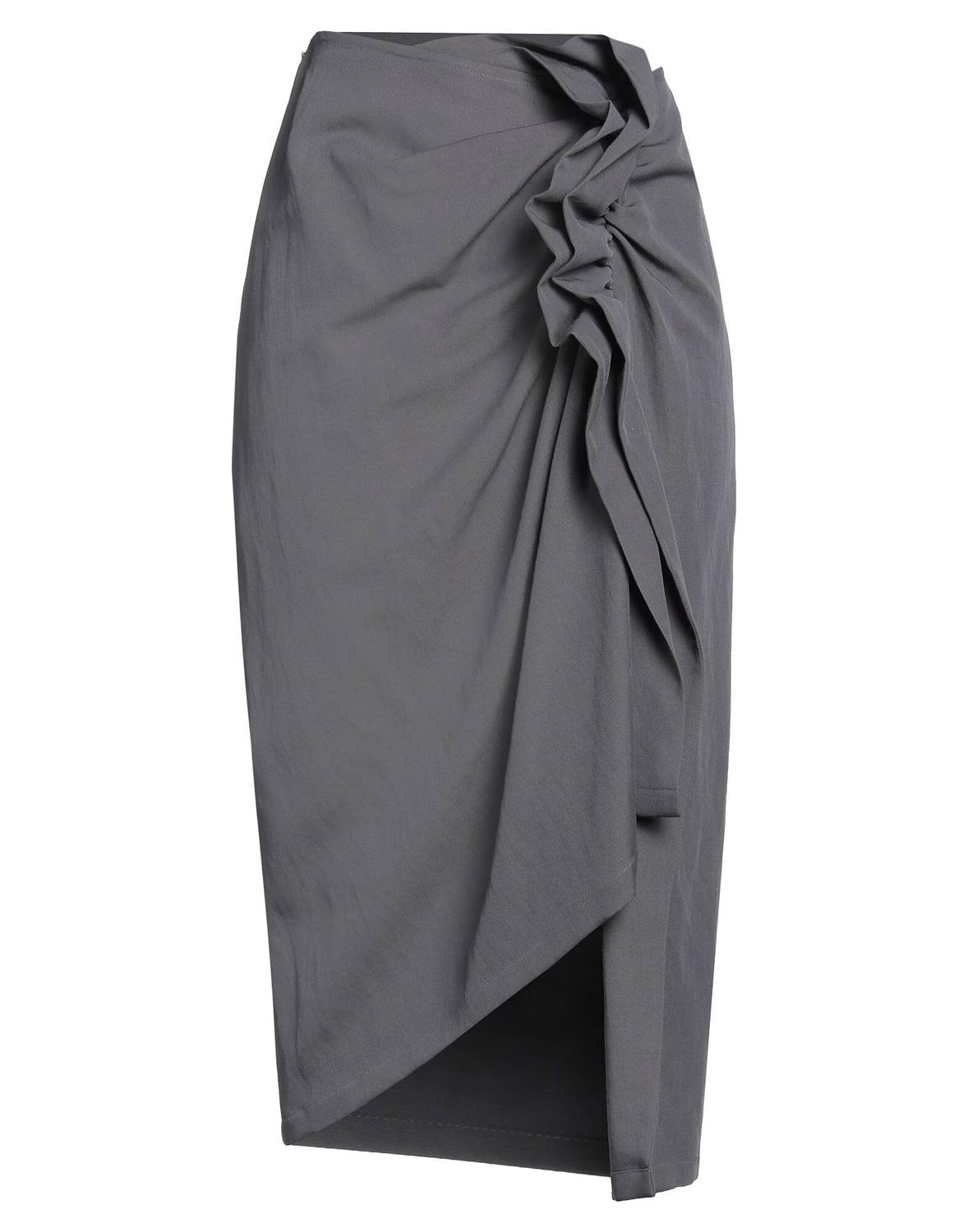 

Юбка миди Dries Van Noten, свинцовый