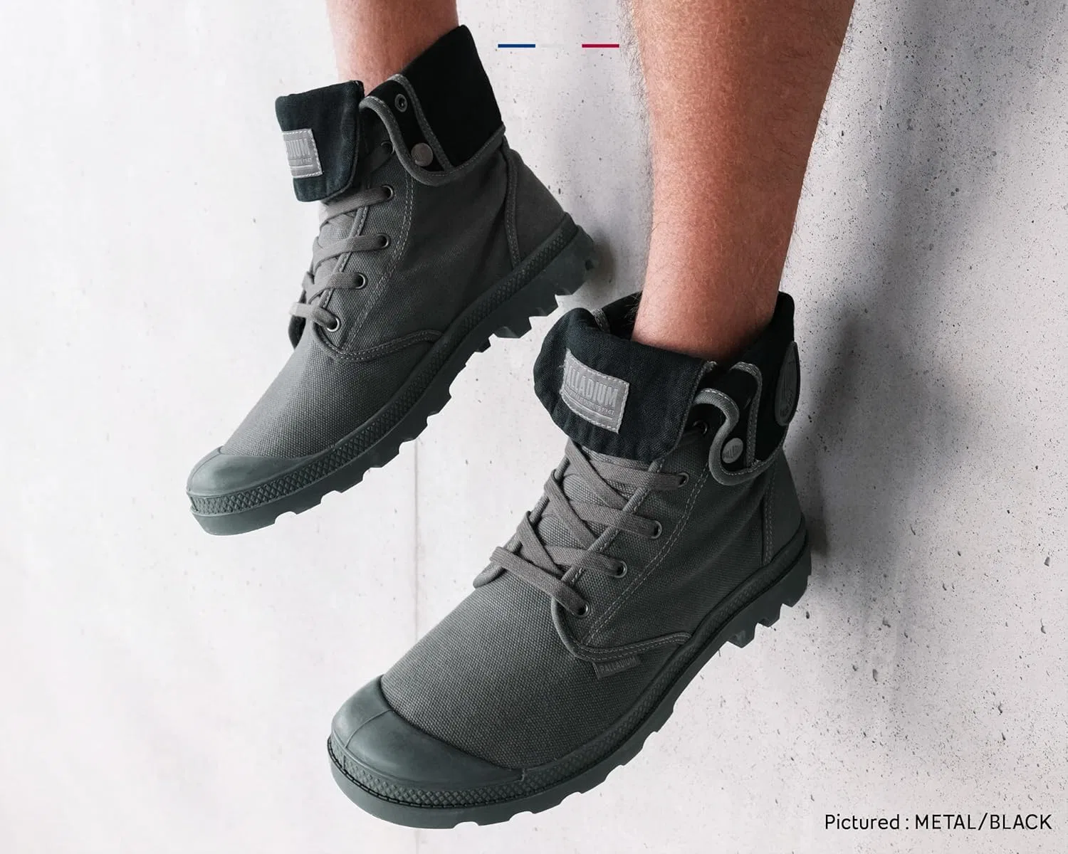 Мужские широкие кроссовки Palladium, Vapor Metal — фото 2