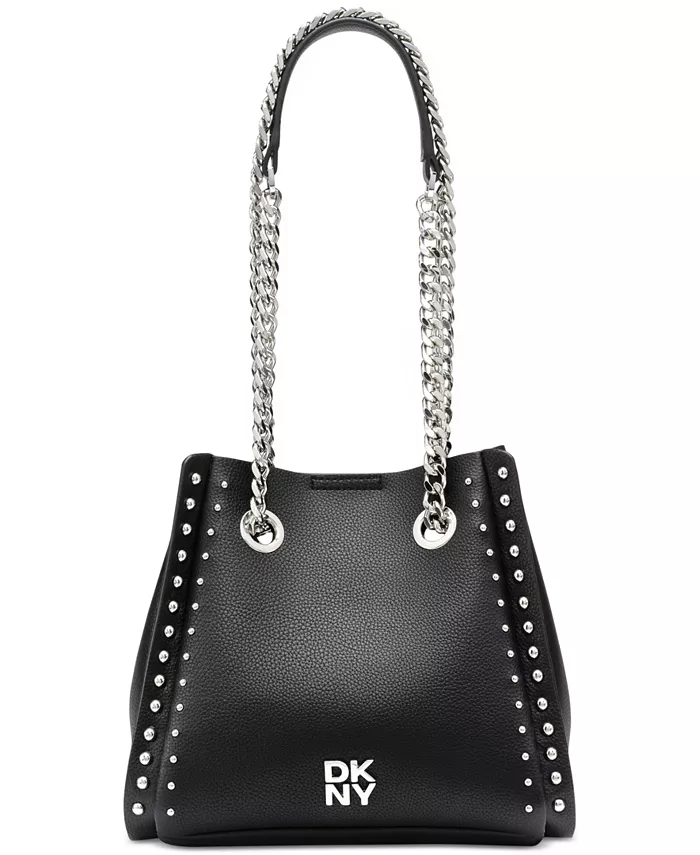 

Сумка-ведро Josie Small с заклепками DKNY, черный