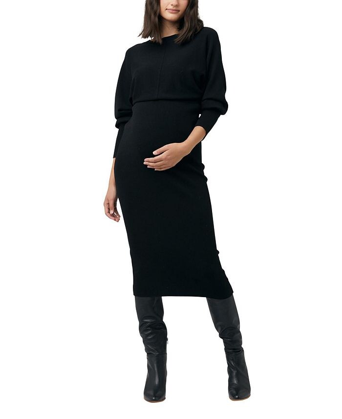 

Трикотажное платье Sloane для беременных Ripe Ripe Maternity, черный