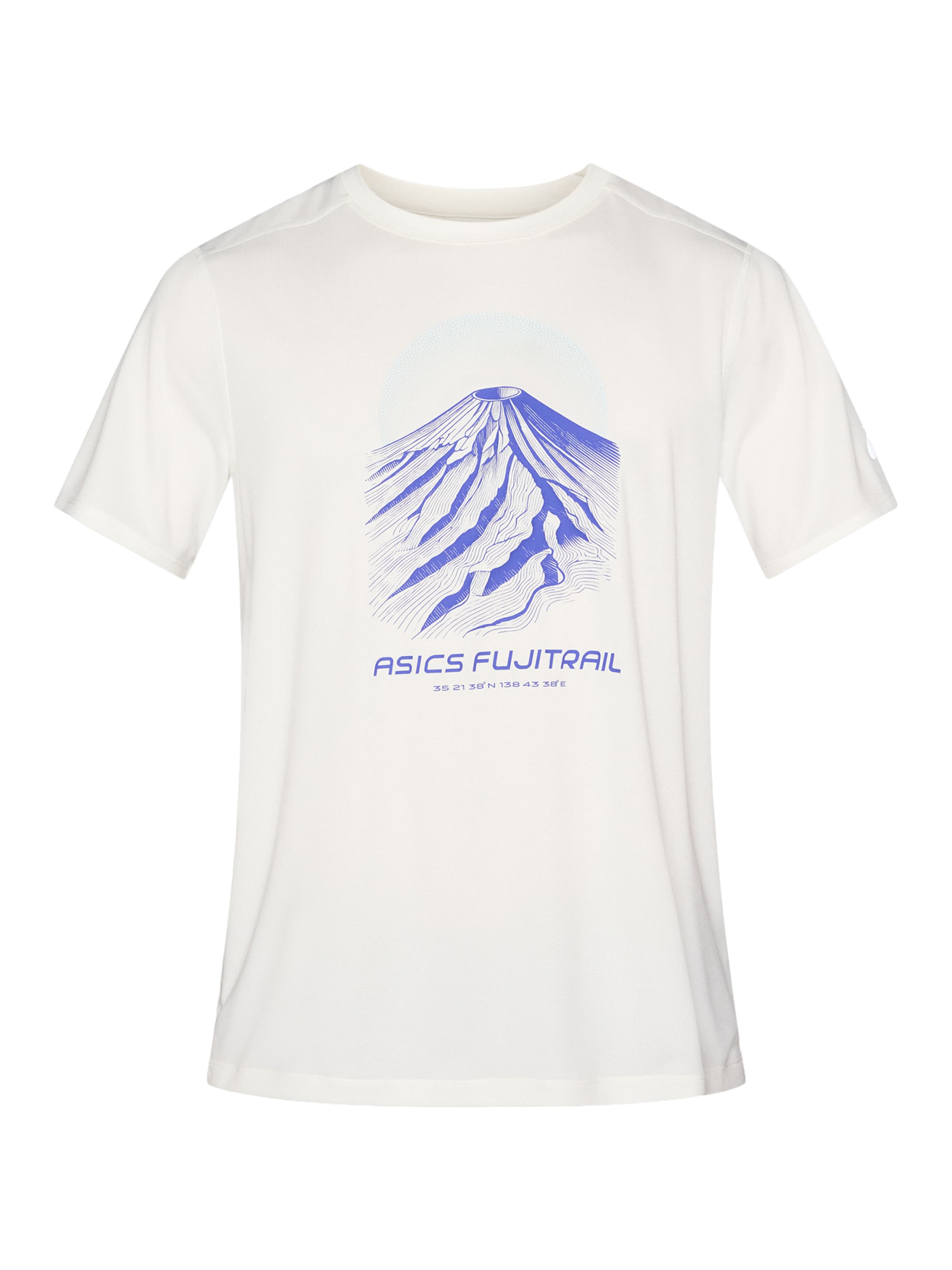 

ASICS Футболка для бега 'FUJITRAIL' в цвете Pearl White