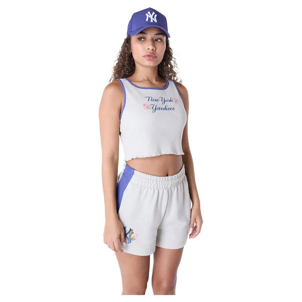 

Футболка без рукавов New Era MLB Floral Rib New York Yankees, белый