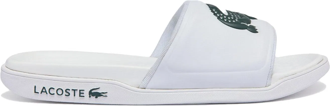 Сандалии с ремешком Lacoste, белый с темно-зеленым