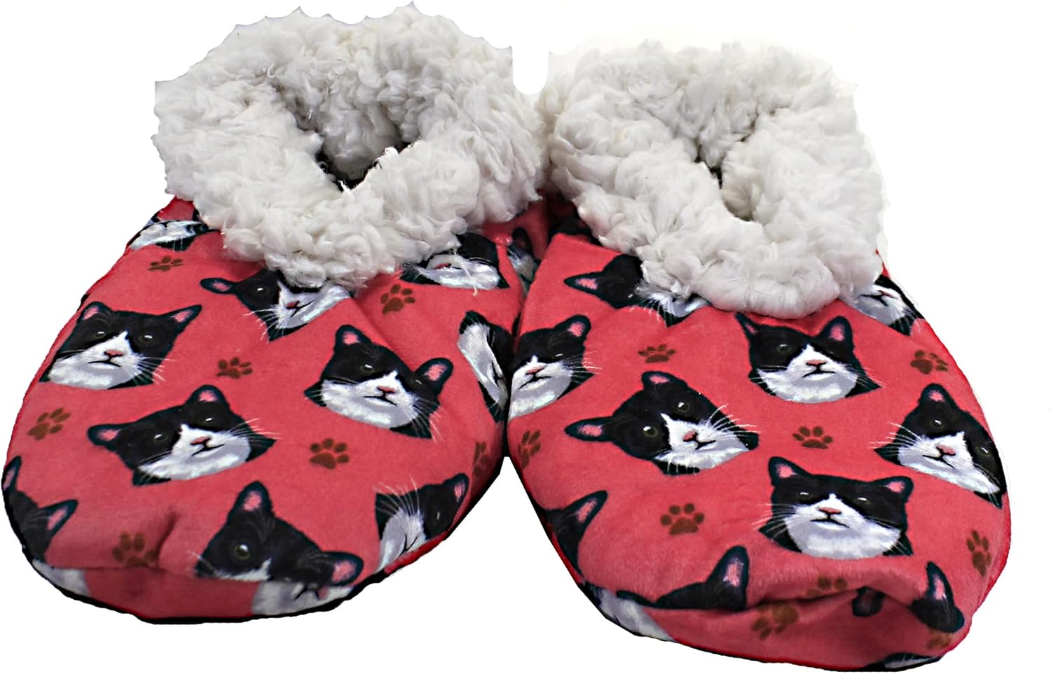 

Тапочки Comfies - Уютные домашние тапочки с шерпой для женщин и мужчин - Домашняя обувь - Подарок любителям животных - Нескользящая подошва - Один размер подходит большинству - Унисекс, белый