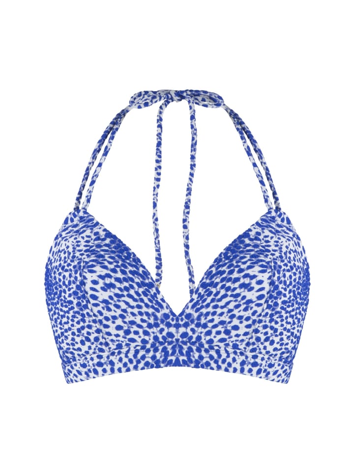 

Верх бикини Linga Dore, цвет blau weiss druck