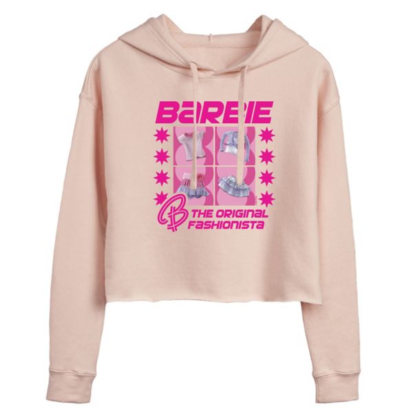 

Оригинальная укороченная толстовка с капюшоном от Juniors. Barbie, красный